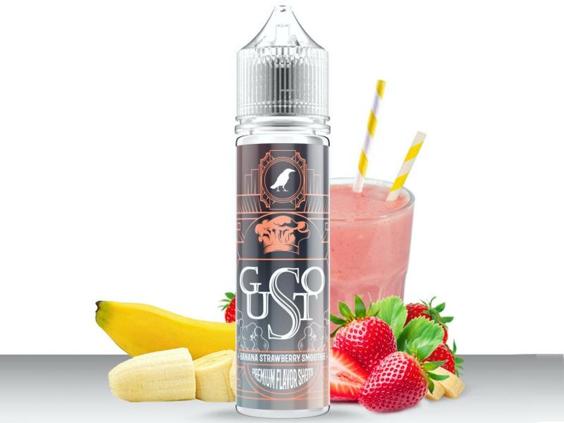 13964 - OMERTA Shake And Vape GUSTO BANANA STRAWBERRY SMOOTHIE 60ml (smoothie    )
