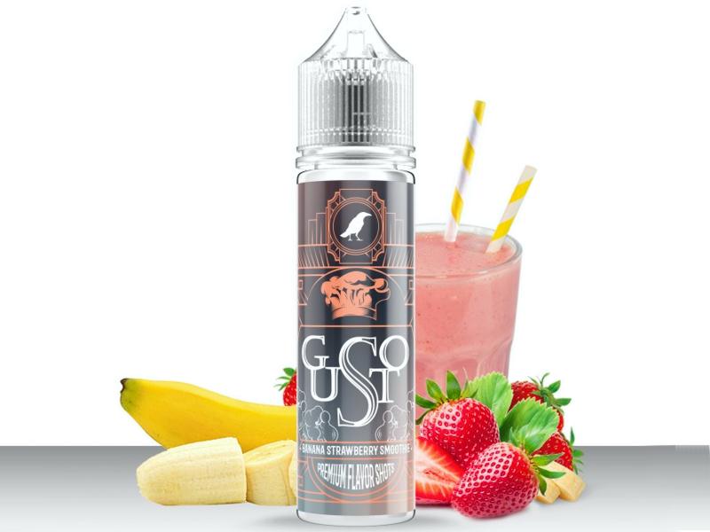 13964 - OMERTA Shake And Vape GUSTO BANANA STRAWBERRY SMOOTHIE 20/60ml (smoothie    )