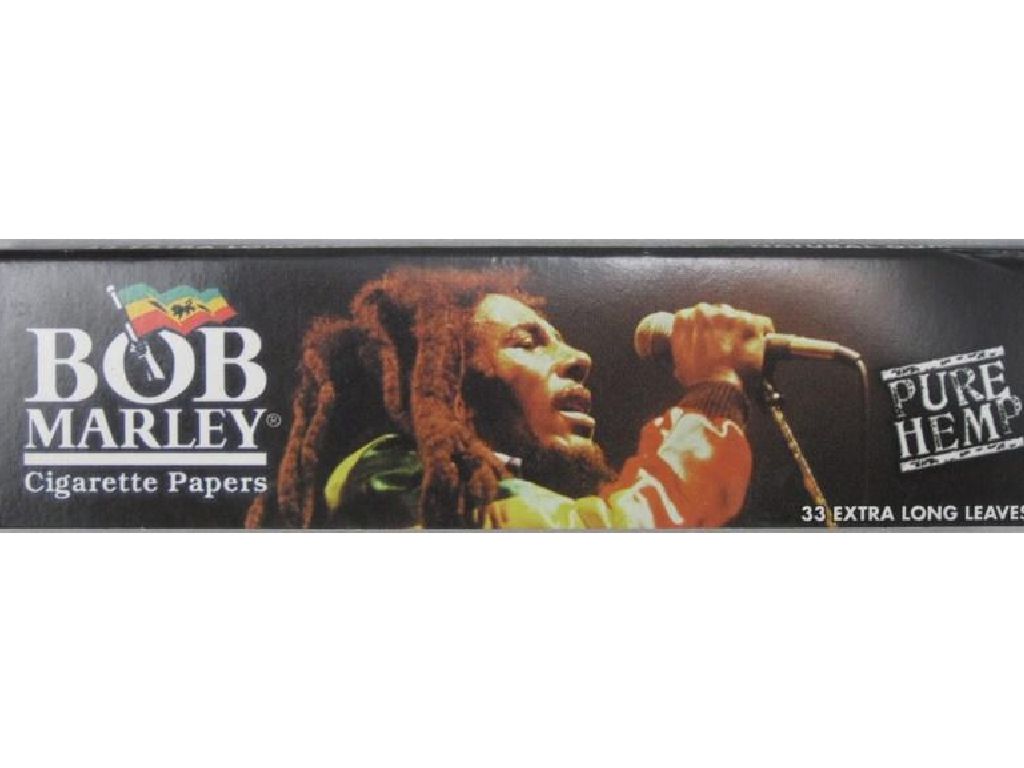 14005 - Χαρτάκια στριφτού Bob Marley King Size Pure Hemp