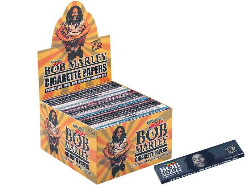14006 - Χαρτάκια στριφτού Bob Marley King Size Pure Hemp (Κουτί των 50τεμ)