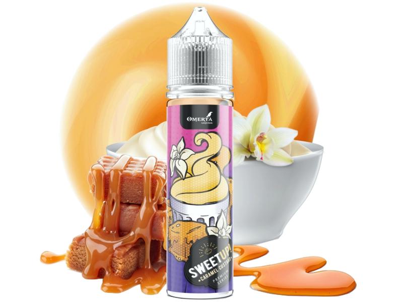 14016 - OMERTA Shake And Vape SWEET UP CARAMEL CUSTARD 60ml (  )