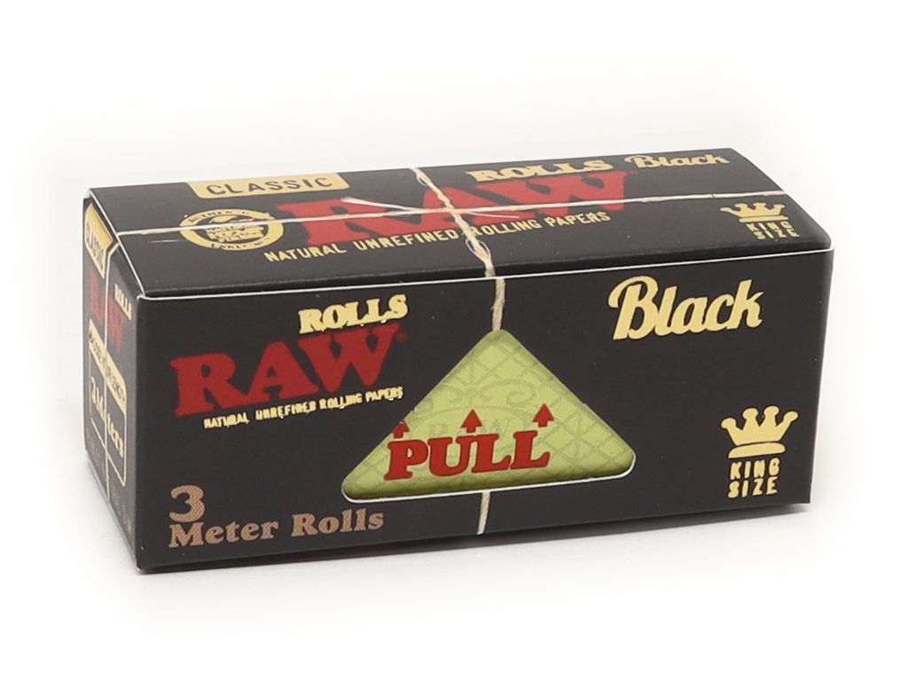 RAW BLACK ROLL CLASSIC KING SIZE UNREFINED (   3 )