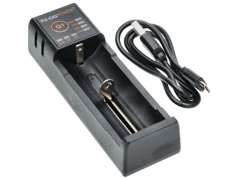 14129 -  E-CIG POWER Q1 Micro USB LED Charger