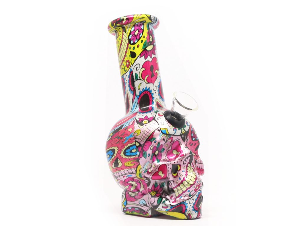  Bong ATOMIC-Glassbong 15cm La Catrina 0212859