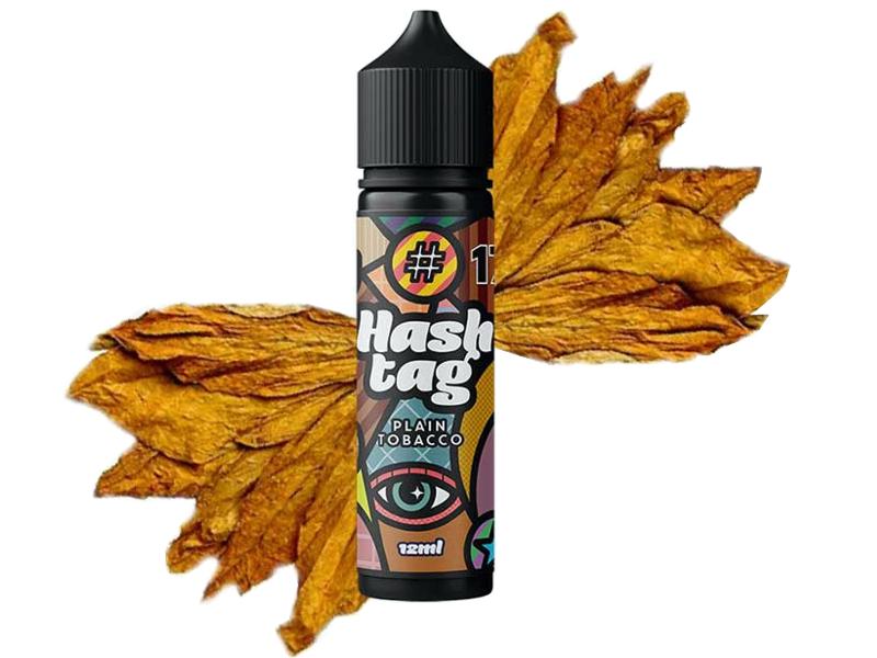 14152 - HASHTAG FLAVORSHOTS PLAIN TOBACCO 17 Shake and Vape 12/60ML ()