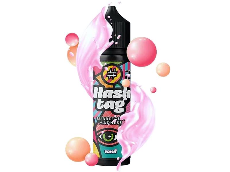 HASHTAG FLAVORSHOTS BUBBLEGUM MADNESS 20 Shake and Vape 12/60ML ()