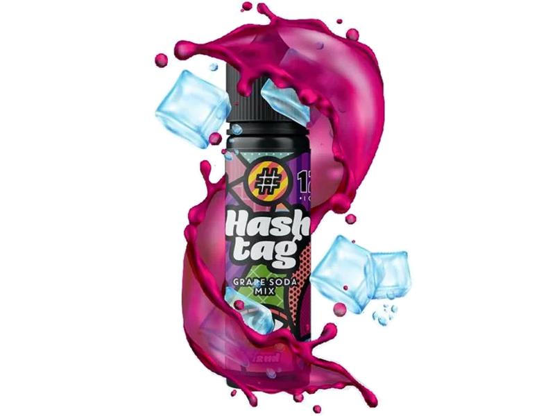 14165 - HASHTAG FLAVORSHOTS GRAPE SODA MIX ICE 12 Shake and Vape 12/60ML (    )