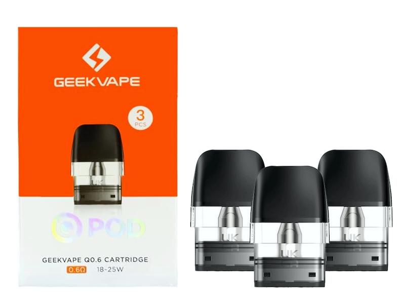 GeekVape WENAX Q Cartridge 2ml - with 0.6ohm coil (3 )