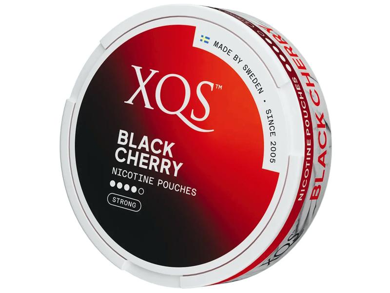 14242 - XQS   BLACK CHERRY Strong 20 8mg  (Made in Sweden)