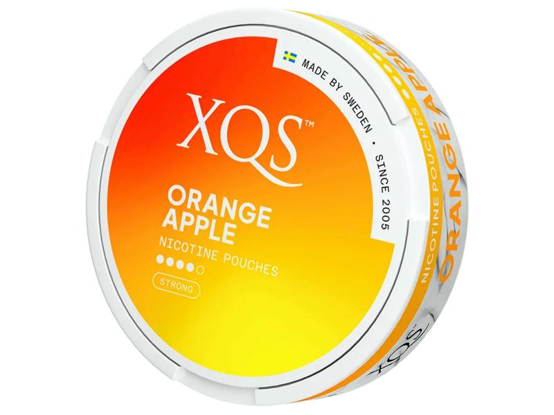 14243 - XQS   ORANGE APPLE Strong 20 8mg  (Made in Sweden)