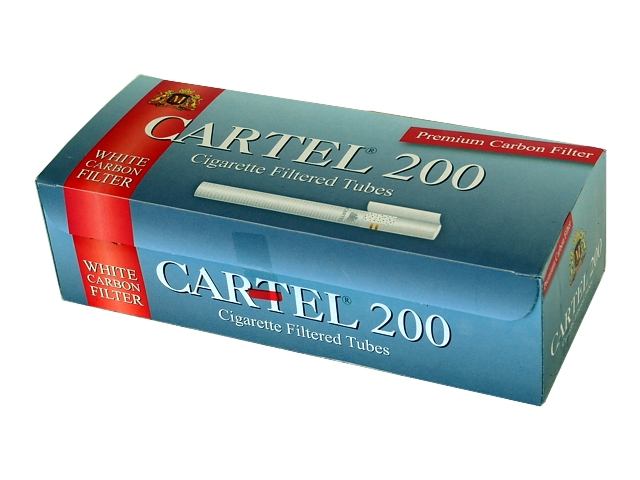 4163 -   CARTEL 200 WHITE CARBON FILTER   Tubes  200 