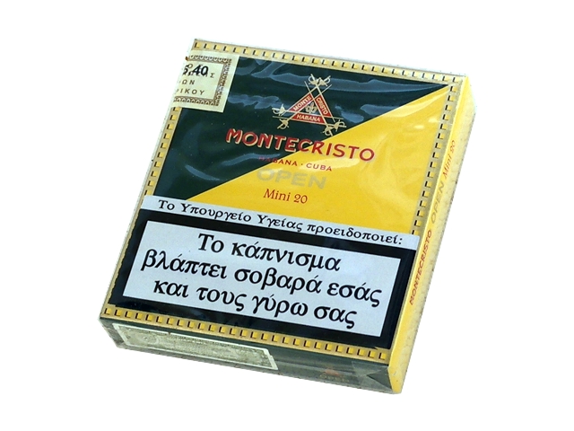 4395 - Cigarillos Montecristo open Mini 20