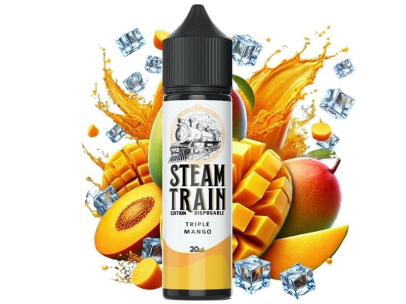 14746 - STEAMTRAIN DISPOSABLE EDITION Flavour Shot TRIPLE MANGO 20ml / 60ml ()