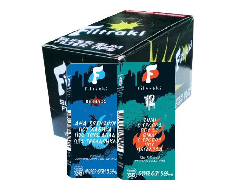 14766 - filtraki RAPPERS     super slim 5,69mm mini 66   ( 20 )