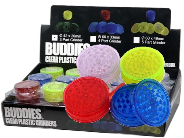 14789 -   BUDDY CLEAR PLASTIC GRINDER 60mm 12202 ( 16 )