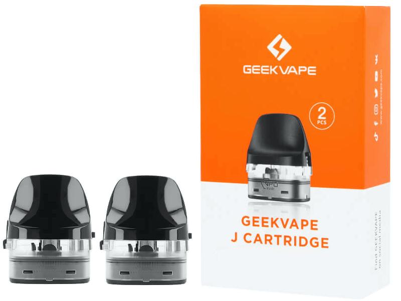 14883 - GeekVape J Cartridge 5ml - with 0.8ohm coil (2 )