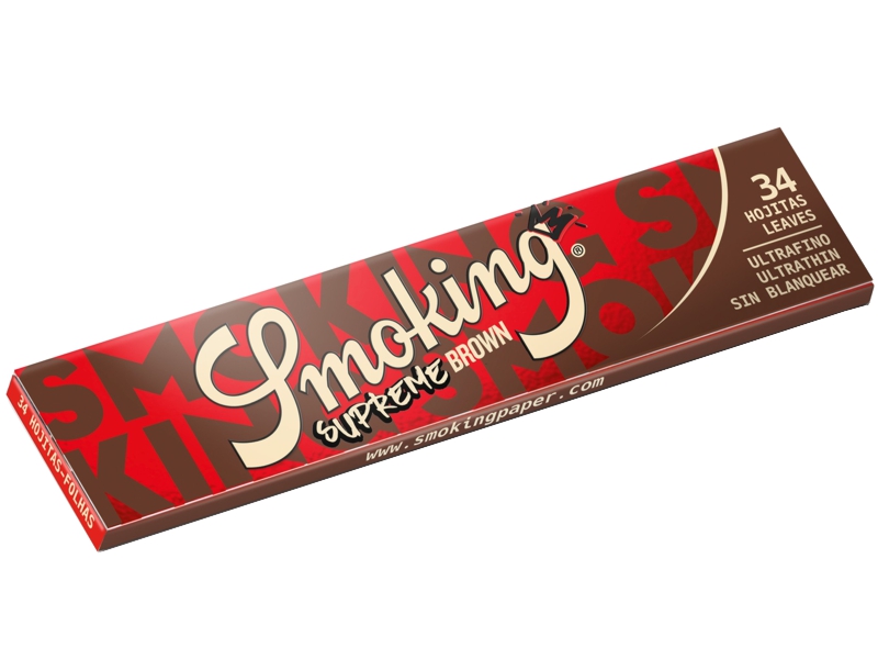 Smoking SUPREME BROWN King Size 34   