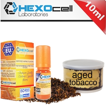 4700 - Άρωμα Hexocell AGED TOBACCO 10ml (παλαιωμένος καπνός)