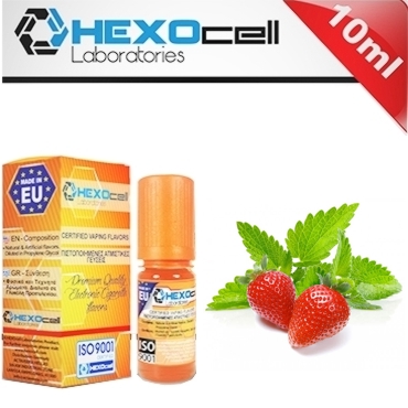 4733 - Άρωμα Hexocell STRAWBERRY MINT 10ml (φράουλα μέντα)