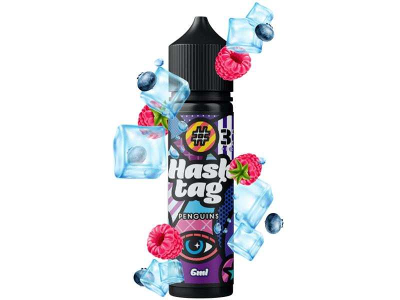 15032 - HASHTAG FLAVORSHOTS PENGUINS ICE 33 Shake and Vape 6/60ML (���������, ������� �� ����� ��� ����)