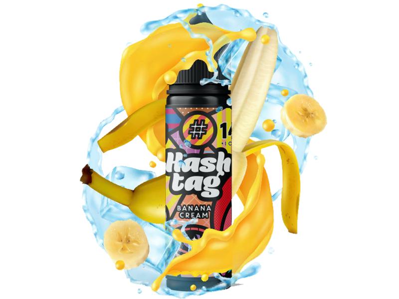 15035 - HASHTAG FLAVORSHOTS BANANA CREAM ICE 14 Shake and Vape 6/60ML (������� �� ����� ��� ����)