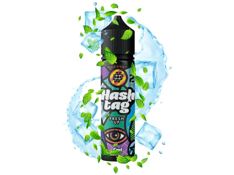 15037 - HASHTAG FLAVORSHOTS FRESH UP ICE 27 Shake and Vape 6/60ML (�����)