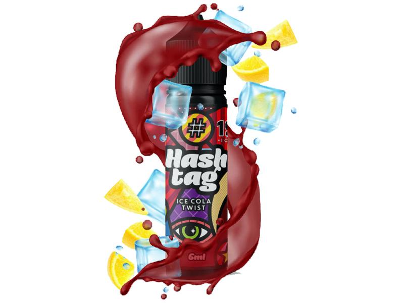15038 - HASHTAG FLAVORSHOTS ICE COLA TWIST 19 Shake and Vape 6/60ML (cola �� ������ ��� ����)
