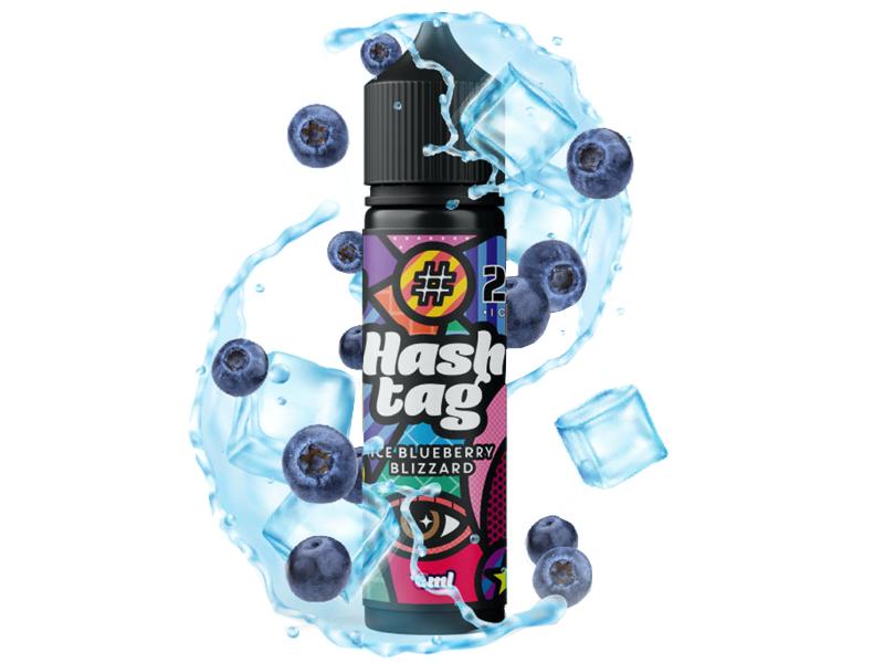 15039 - HASHTAG FLAVORSHOTS ICE BLUEBERRY BLIZZARD 21 Shake and Vape 6/60ML (������� �� ����)
