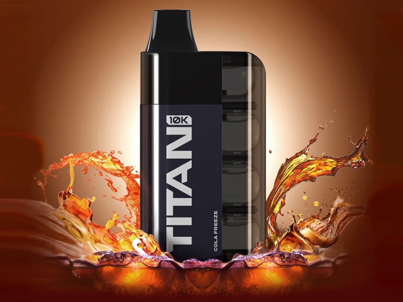 TITAN COLA FREEZE 8*2ML ������ 16ML 20mg (����)10000 PUFFS ����������� ������� ���� ������