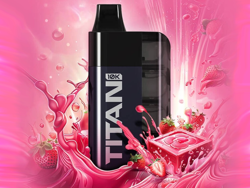 TITAN PINK BURST 8*2ML ������ 16ML 20mg (�������� �������)10000 PUFFS ����������� ������� ���� ������
