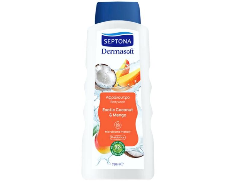 SEPTONA DERMASOFT EXOTIC COCONUT AND MANGO 750ml ΑΦΡΟΛΟΥΤΡΟ SEPTONA DERMASOFT EXOTIC COCONUT AND MANGO 750ml ΑΦΡΟΛΟΥΤΡΟ