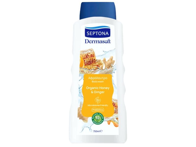 SEPTONA DERMASOFT ORGANIC HONEY AND GINGER 750ml ΑΦΡΟΛΟΥΤΡΟ SEPTONA DERMASOFT ORGANIC HONEY AND GINGER 750ml ΑΦΡΟΛΟΥΤΡΟ