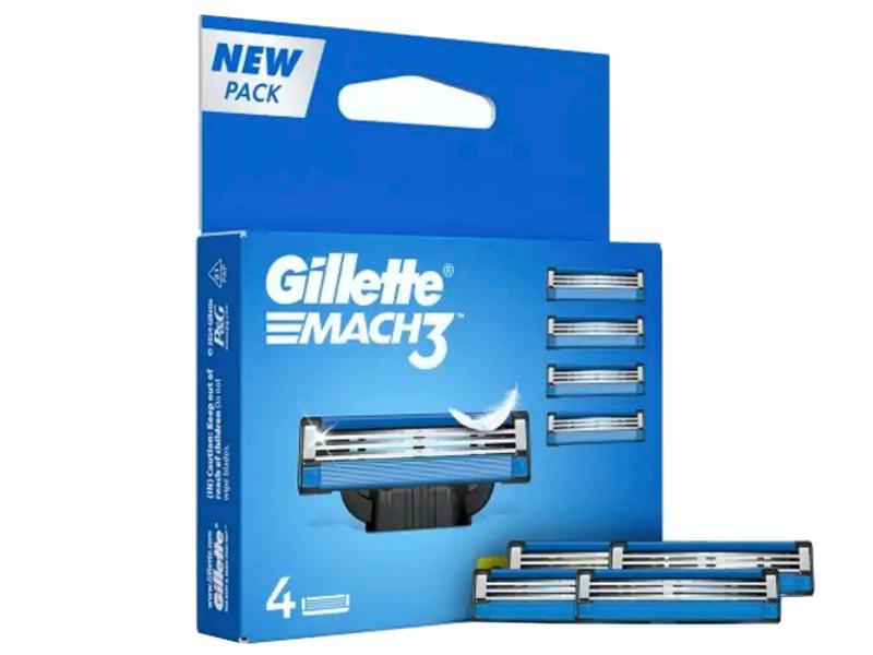 GILLETTE(new pack) MACH3 ������������� ������� (�� 3 ������� ��� ��������� ������) 4 ���. ������� ����������