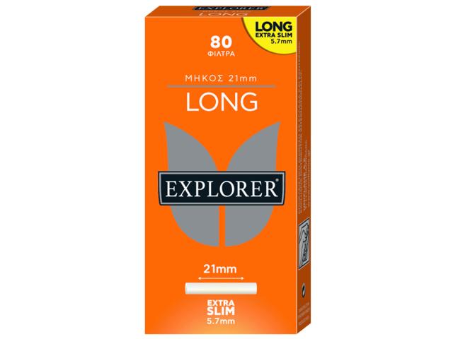 15145 - Φιλτράκια EXPLORER Long Filter extra slim 5.7mm 80 (πορτοκαλί) 15145 - Φιλτράκια EXPLORER Long Filter extra slim 5.7mm 80 (πορτοκαλί)
