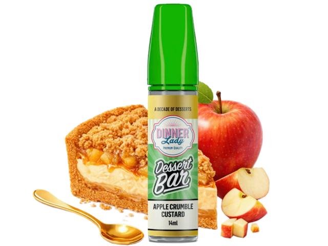 15151 - DINNER LADY DESSERT BAR APPLE CRUMBLE CUSTARD FLAVOUR SHOT 14/60ml (������������ ���� �� ���� ��� �����)