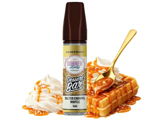 15155 - DINNER LADY DESSERT BAR SALTED CARAMEL WAFFLE FLAVOUR SHOT 14/60ml (����� �� ���������� �������� ��� �����)