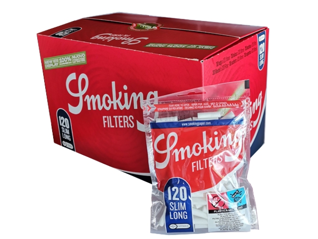 15161 - ����� �� 30 ��������� SMOKING SLIM LONG 6mm 120 ������