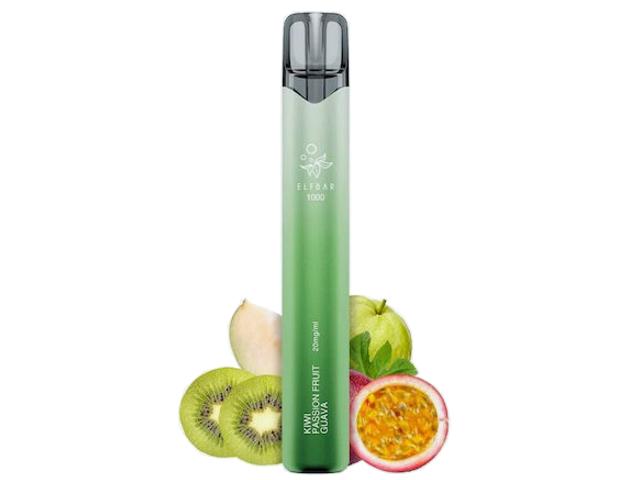 15172 - ����������� ������� ���� ������ ELF BAR 1000V KIWI PASSION FRUIT GUAVA 20mg (���������, ������ ��� ������ ��� �������) 2ml