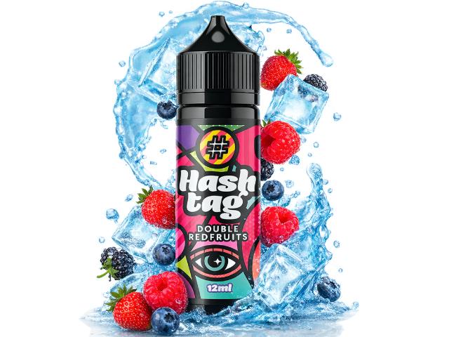 15174 - HASHTAG FLAVORSHOTS DOUBLE RED FRUITS ICE 40 Shake and Vape 12/120ML (���������, ������� � ������ �� ����)