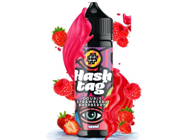 15175 - HASHTAG FLAVORSHOTS DOUBLE STRAWBERRY RASPBERRY ICE 43 Shake and Vape 12/120ML (������� ��� ��������� �� ����)