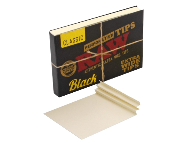 15176 - ������� Raw Black Extra Wide Tips 40 ������� ��������