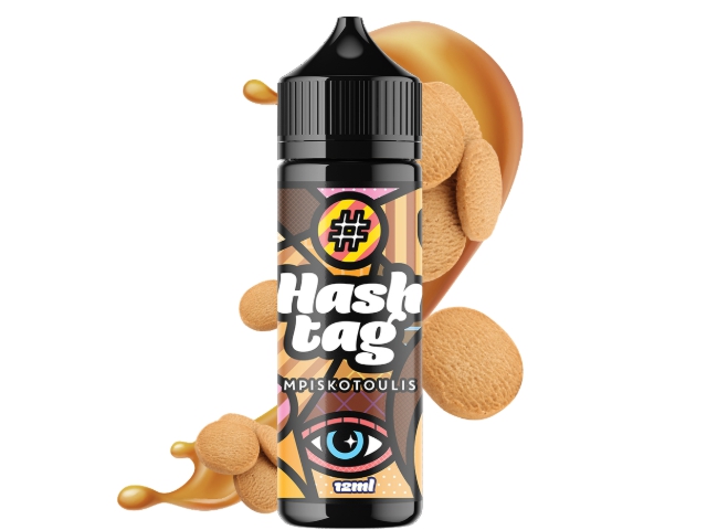 15183 - HASHTAG FLAVORSHOTS MPISKOTOULIS 37 Shake and Vape 12/120ML (��������)