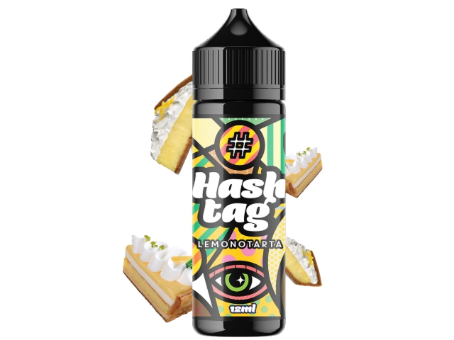 15184 - HASHTAG FLAVORSHOTS LEMONOTARTA 38 Shake and Vape 12/120ML (�����������)