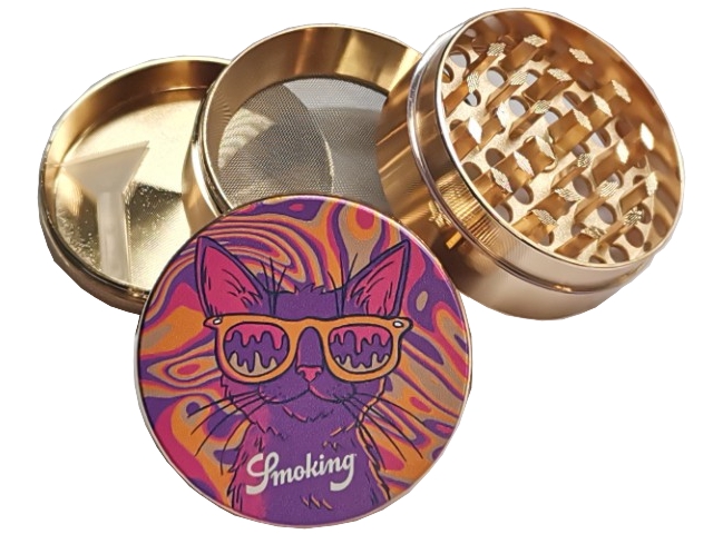 15248 - ������� ������ SMOKING EUPHORIA HALO 4 PARTS METAL GRINDER 50mm 00034 C