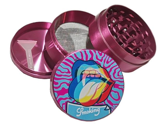 15249 - ������� ������ SMOKING EUPHORIA HALO 4 PARTS METAL GRINDER 50mm 00034 D