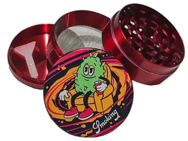 15250 - ������� ������ SMOKING EUPHORIA HALO 4 PARTS METAL GRINDER 50mm 00034 E