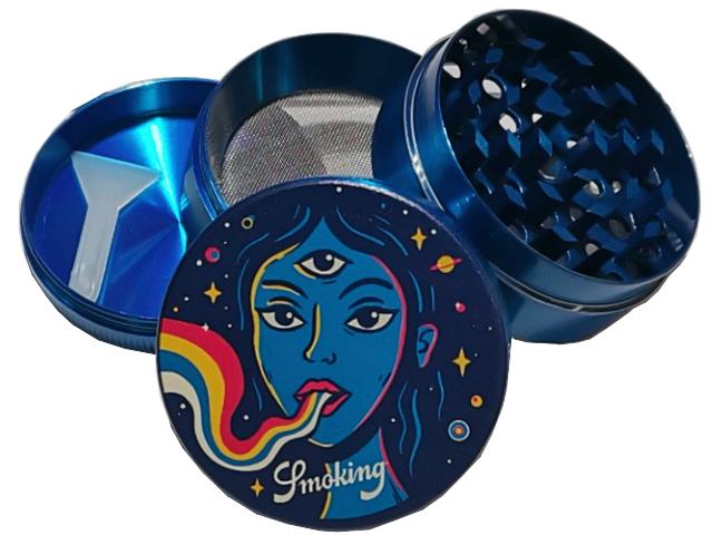 15251 - ������� ������ SMOKING EUPHORIA HALO 4 PARTS METAL GRINDER 50mm 00034 F