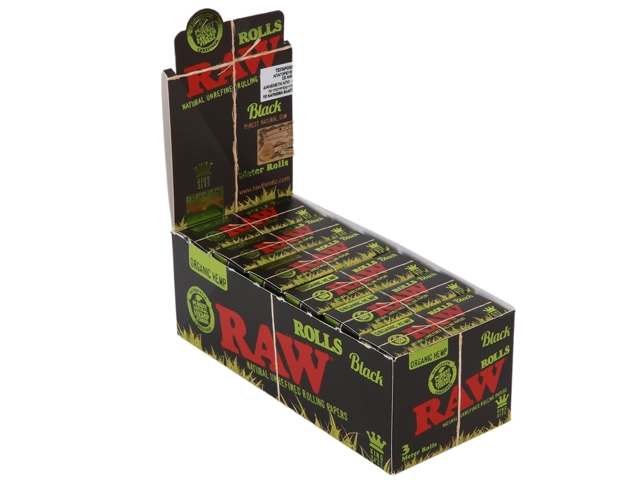 15291 - RAW BLACK ROLL ORGANIC HEMP ��������� 3 ����� (����� 12 ���)