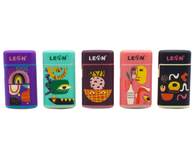 LEON 173943 KS JETFLAME POP ART αναπτήρας αντιανεμικός LEON 173943 KS JETFLAME POP ART αναπτήρας αντιανεμικός