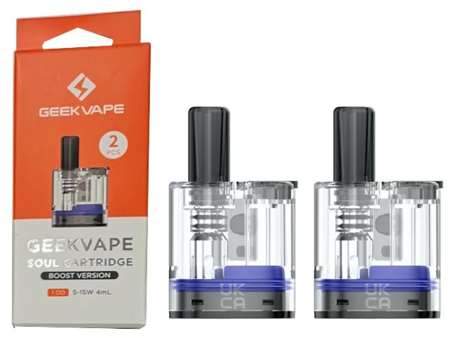 15366 - GeekVape SOUL Cartridge 4ml - with 1.0ohm coil (2 ������������)